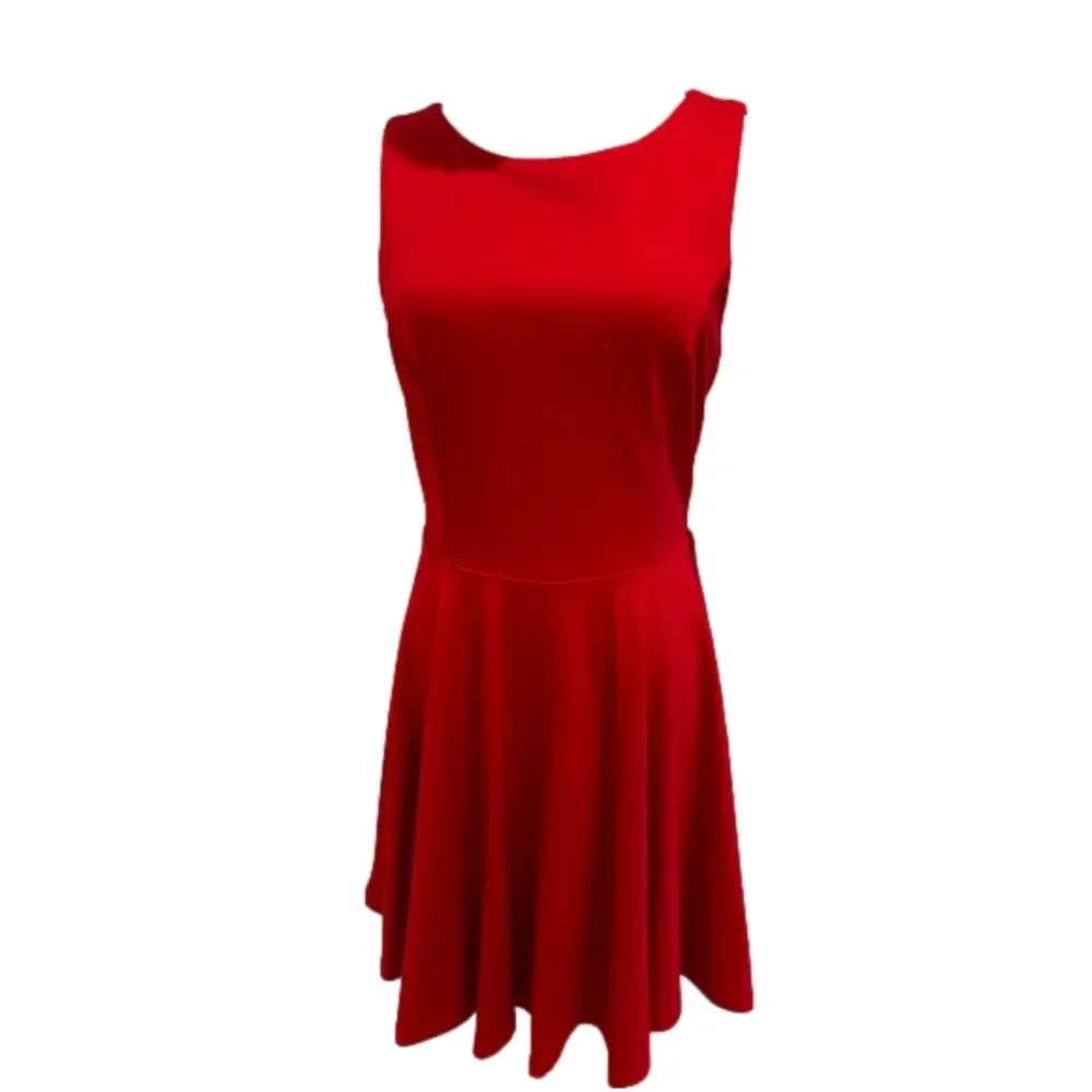 NWT RED BACKLESS LIVING FOR LOVE ROMANCE FIT & FLARE MINI DRESS LINED LULUS M - Picture 4 of 10